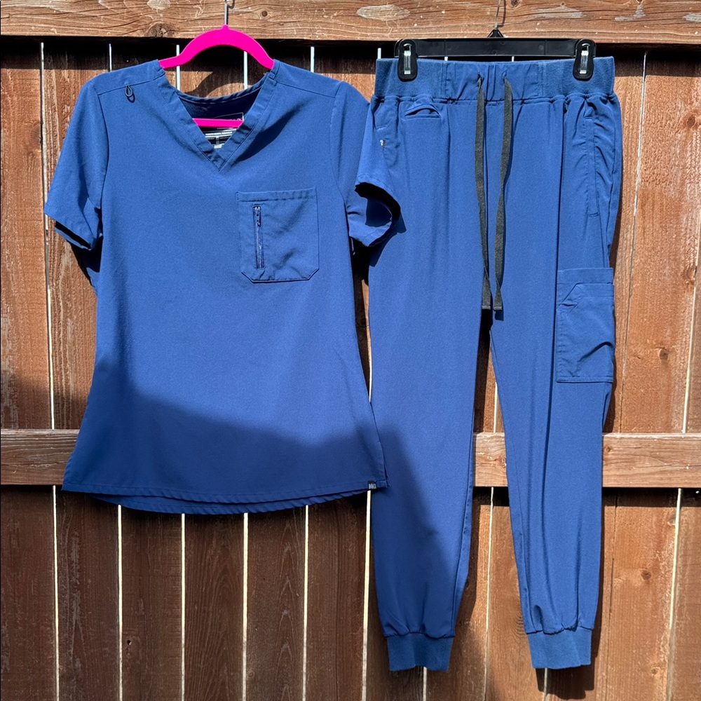 Med Gear Blue Scrub Set